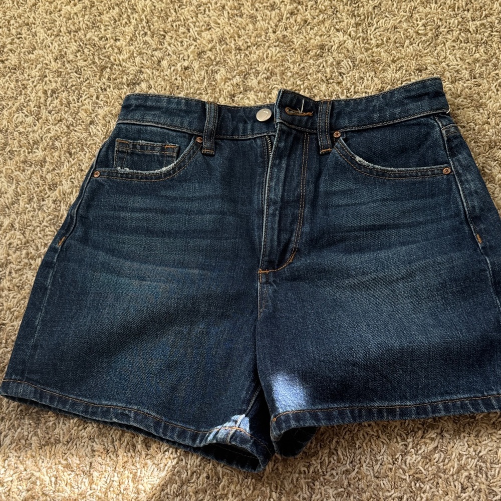 Joe's Jeans Dark Blue Jean Shorts